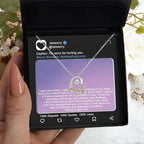 Apology Gift for Girlfriend, Wife, Soulmate - Sorry, Hurt You Badly - Love Heart Pendant Necklace