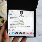 Apology Gift for Girlfriend, Wife, Soulmate - Sorry, Completely Broken - Love Heart Pendant Necklace