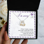 Gift for Girlfriend, Wife - Sorry, Take It Back - Love Heart Pendant Necklace