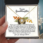 Gift for Granddaughter - How Beautiful - Love Knot Pendant Necklace
