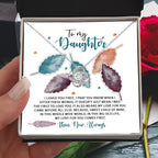 Gift for Daughter - Pray You Know - Love Knot Pendant Necklace