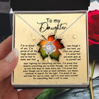 Gift for Daughter - Stood Your Ground - Love Knot Pendant Necklace