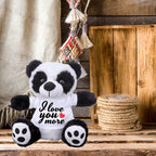 Love You More - Plush Lamb, Panda, or Teddy Bear with Tee Shirt Romantic Gift for Sweetheart