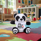 Love You More - Plush Lamb, Panda, or Teddy Bear with Tee Shirt Romantic Gift for Sweetheart