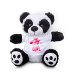 Love is in the Air - Plush Lamb, Panda, or Teddy Bear with Tee Shirt