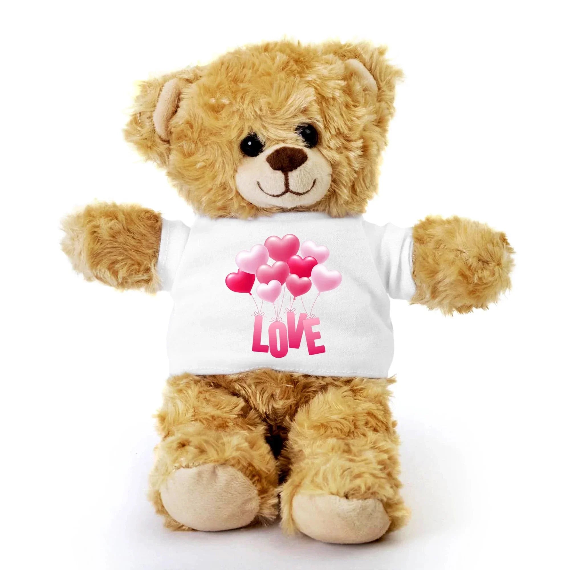 Love is in the Air - Plush Lamb, Panda, or Teddy Bear with Tee Shirt