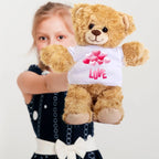 Love is in the Air - Plush Lamb, Panda, or Teddy Bear with Tee Shirt