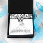 Apology Gift - Sorry for Hurting You - I am Nothing Without You - Love Dancing Heart Pendant Necklace