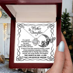 Mother and Daughter - A Special Bond Love Knot Pendant Necklace