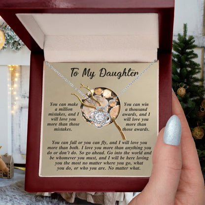 Gift for Daughter - A Thousand Awards - Love Knot Pendant Necklace - Mallard Moon
