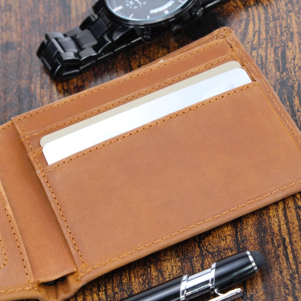 Male Graduation Personalized Graphic Leather Wallet