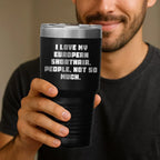European Shorthair Cat Lovers Gifts from Family - Funny Tumbler for Graduation, 'I Love My European Shorthair. People, Not So Much.'