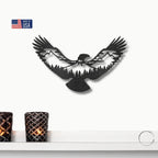 Eagle Scene Metal Art