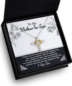 To My Mother-in-Law You Nailed It as a Mother Cross Pendant Necklace