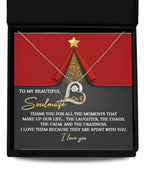 Gift for Soulmate - The Moments - Love Dancing Heart Pendant Necklace