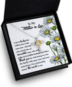 Gift for Mother-in-Law from Daughter-in-Law You Raised an Incredible Man Cross Pendant Necklace