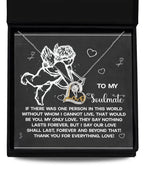 To My Soulmate - Love Dancing Heart Necklace – A Heartfelt Gift to Celebrate Love That Lasts Forever