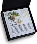 Soulmate, Wife, Girlfriend Romantic Gift - Biggest Supporter Dancing Cross Pendant Necklace