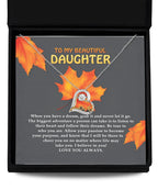 Daughter Birthday, Graduation, Christmas Gift - To Their Heart - Love Dancing Heart Pendant Necklace