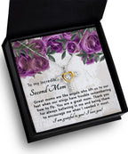 Bonus Mom Gift I am Grateful For You Cross Pendant Necklace