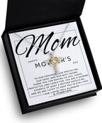 Happy Mother's Day Mom, You are Our Best Friend Cross Pendant Necklace