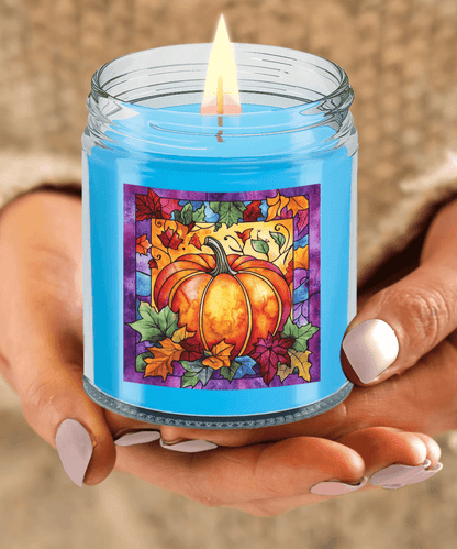 Fall Pumpkin Soy Container Jar Candle Home Decor - Mallard Moon Gift Shop
