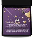 To My Soulmate - Love Dancing Heart Necklace – A Beautiful Valentine’s Day Gift Celebrating Love, Joy, and Healing