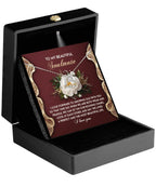 To My Beautiful Soulmate - Love Dancing Heart Necklace – A Romantic Gift Celebrating a Lifetime of Love