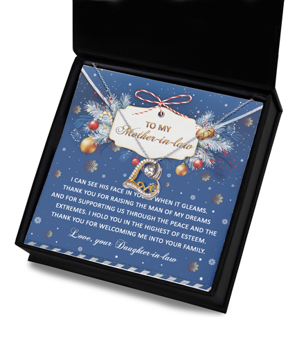 Gift for Mother-in-law - I Hold You - Love Dancing Heart Pendant Necklace - Mallard Moon Gift Shop