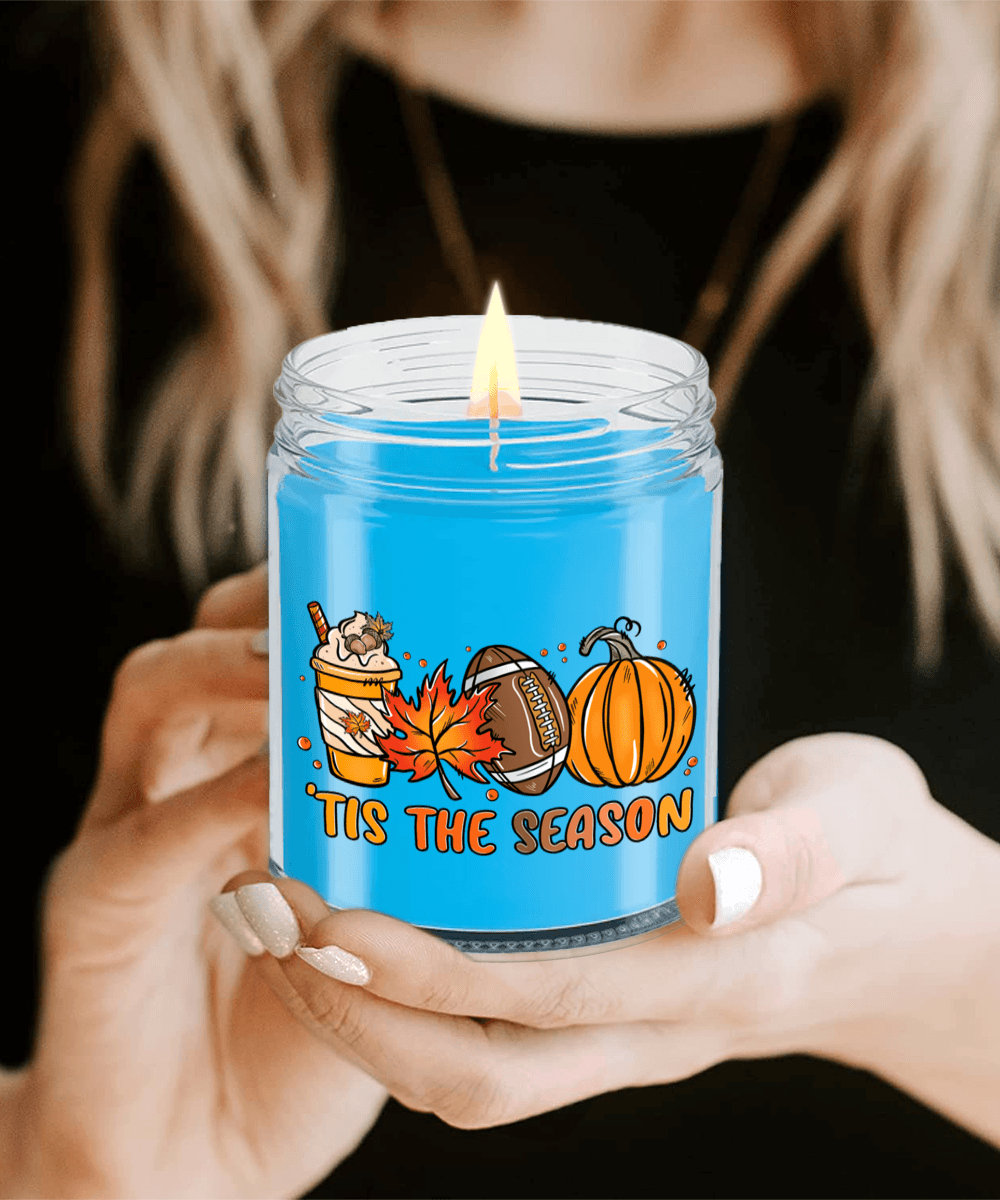 Smells Like Football, Fall and Pumpkin Spice Scented Soy Candles - Mallard Moon Gift Shop