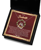 Gift for Soulmate, Girlfriend, Wife - Be With You - Love Dancing Heart Pendant Necklace