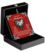To My Gorgeous Soulmate - Love Dancing Heart Necklace – A Romantic Gift to Celebrate Everlasting Love