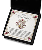 Gift for Soulmate, Girlfriend, Wife - I Found You - Love Dancing Heart Pendant Necklace