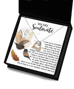 Gift for Soulmate - Given Me Feelings - Love Dancing Heart Pendant Necklace