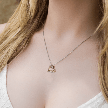 Daughter Birthday, Graduation, Christmas Gift - Moment I Spend With You - Love Dancing Heart Pendant Necklace - Mallard Moon Gift Shop