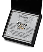 Daughter Birthday, Graduation, Christmas Inspirational Gift - See Your Beauty - Love Dancing Heart Pendant Necklace
