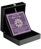 Mother-in-Law Gift I am Truly Blessed for the Memories Ahead Cross Pendant Necklace