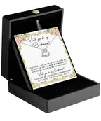 Bridesmaid Proposal Gift Keep The Tradition Alive -Love Dancing Heart Pendant Necklace Be My Bridesmaid Wedding Gift from Bride