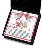 Gift for Daughter - Get Back Up - Love Dancing Heart Pendant Necklace