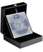 Gift for Daughter - Fill My Heart - Love Dancing Heart Pendant Necklace