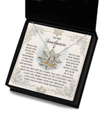 Gift for Soulmate, Girlfriend, Wife - Infinity and Beyond - Love Dancing Heart Pendant Necklace