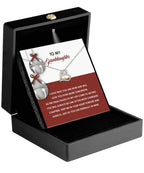 Gift for Granddaughter - To An End - Love Dancing Heart Pendant Necklace