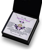 Mom, I am Forever Grateful, Without You, There is No Me - Cross Pendant Necklace