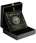 Gift for Mother-in-Law Thank You for Not Selling My Husband to the Circus Cross Pendant Necklace