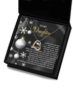Gift for Daughter - You are my Pride And Joy - Love Dancing Heart Pendant Necklace