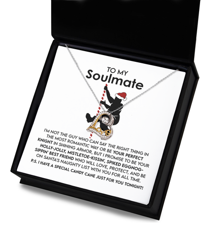 Gift for Soulmate - For All Time - Love Dancing Heart Pendant Necklace - Mallard Moon Gift Shop