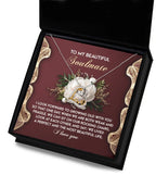 To My Beautiful Soulmate - Love Dancing Heart Necklace – A Romantic Gift Celebrating a Lifetime of Love
