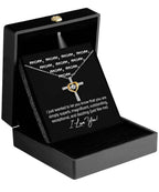 Gift for Mother - Mom You Are Just Like Me Cross Pendant Necklace