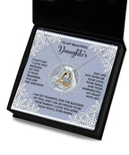 Gift for Daughter - Fill My Heart - Love Dancing Heart Pendant Necklace