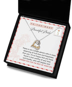 Gift for Bride Wedding Gift Dancing Love Heart Necklace